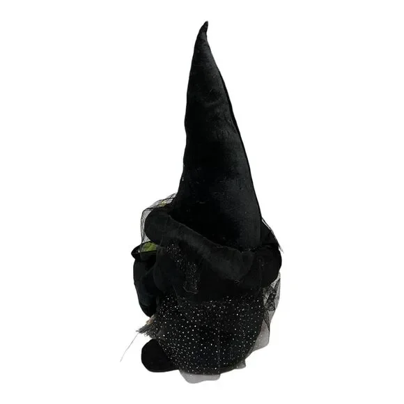 Rae Dunn Halloween Gnome Witch’s Brew Weighted Shelf Sitter Decor Black Hat Fall - Picture 5 of 9